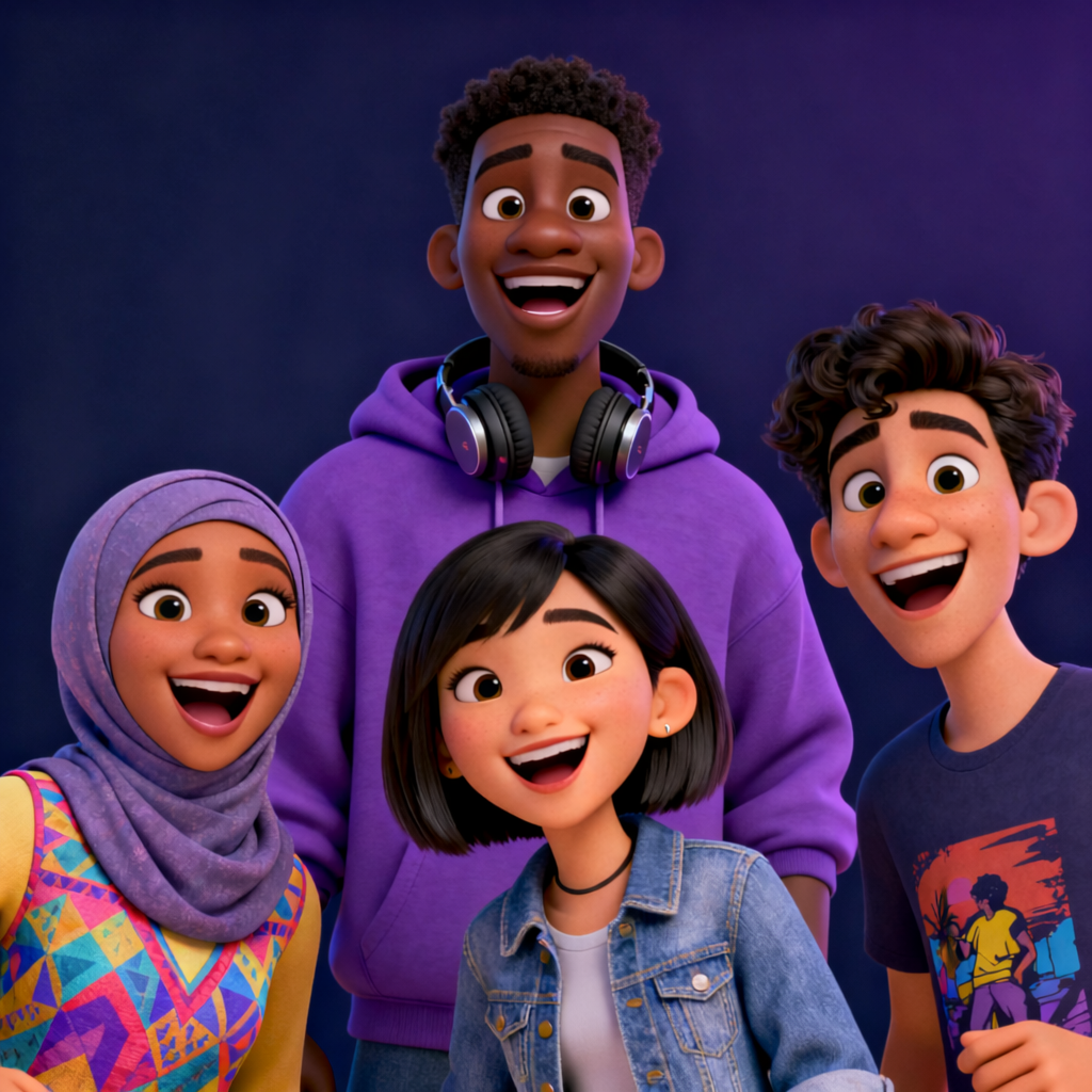 Avatars Saada AI — personnages 3D expressifs